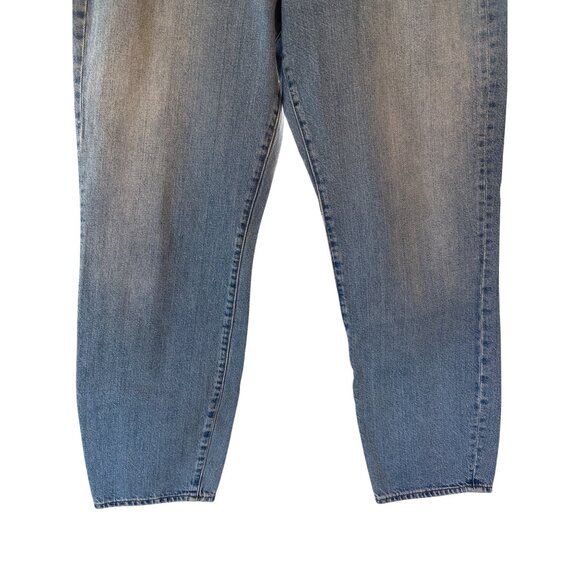 Madewell Jeans Size 32 X 29 Straight Leg Mid Wash 100% Cotton Ankle Comfort - Picture 3 of 10